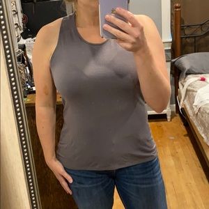 Athleta | EUC high neck Tencel blend twist back